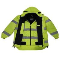 5-in-1 Ultimate Waterproof Reversible Hi Vis Safety Parka to 6XT