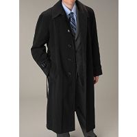 Single Breasted Microfiber Coat