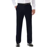 Big and Tall Haggar Microfiber Flat Front Pants to Size 60