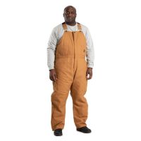 Premium Insulated Double Fill Duck Bib Overalls to Size 8XB and 8XT in Brown, Black, Navy