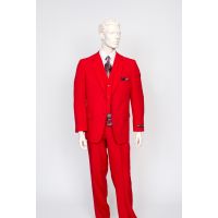 High Fashion 3 Piece Suit with Vest in 18 Colors in Short, Regular, Long, & Extra Long to Size 64