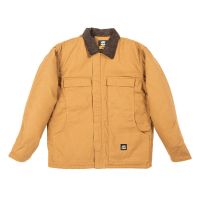 Insulated Duck Chore Coat to 8X Big and 8X Tall with Optional Snap On Hood