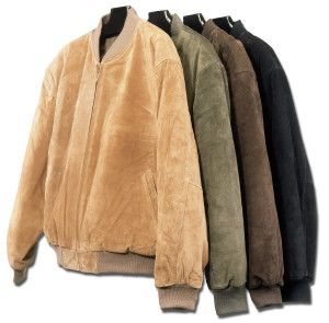 Split Cowhide Suede Jacket