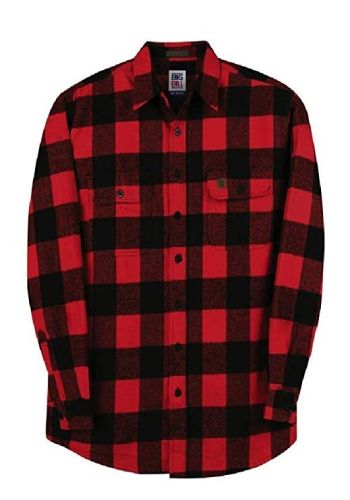 USA Made Heavyweight Brawny Flannel Shirt to 5XB and 5XT in 5 Colors