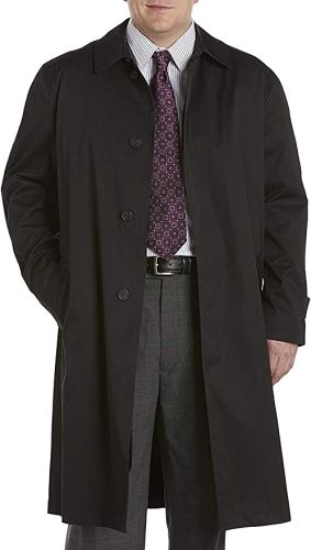 All Weather Raincoat with Zip Out Liner to Size 60 in Tan and Black