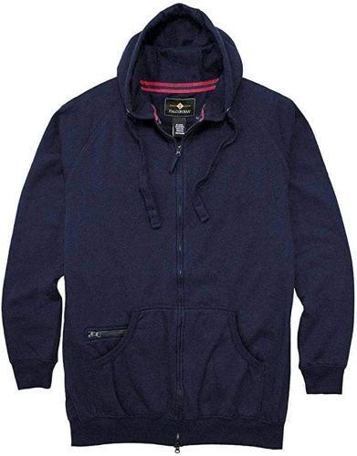 Beefy Zipper Hooded Sweatshirt Hoodie to 10X and 6XT in Black, Navy, and Grey
