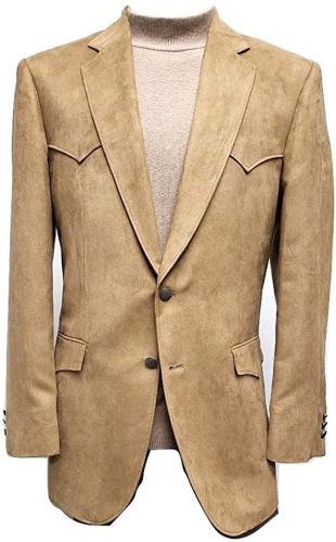 Big and Tall Luxury Western Blazer Sport Jacket to Size 58 in Short, Regular, Long, and Extra Long Sizes