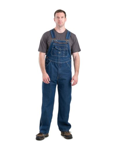 Stonewash Bib Overalls to Size 74 Big and Tall