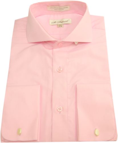 Big and Tall Fashionable French Cuff Shirts to Size 24 Neck in Cutaway Collar in 6 Colors