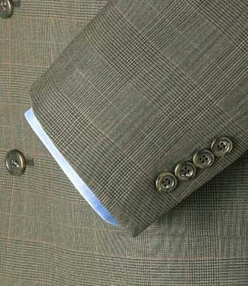 Traditional English Plaid Suit Black/Grey/White Plaid