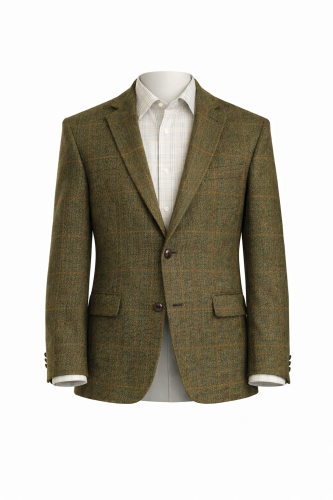 Genuine Harris Tweed Sportcoat in 4 Colors to Size 56 in Short, Regular, and Long