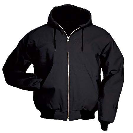 Hooded Duck Jacket to 8XT & 10XB in Black or Duck Brown
