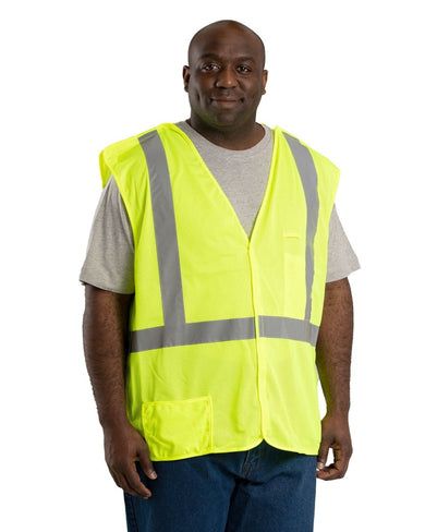 Hi Visibility Safety Vest in Mesh Class II to Size 6X