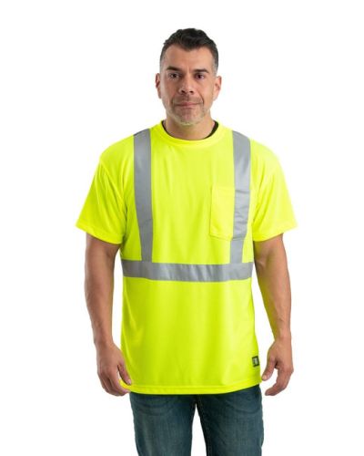 Hi Vis Safety T-Shirt in Yellow to 6X Big and Tall