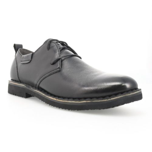 Premium Smooth Leather Extra Wide Dress Shoe to 5E Width and Size 15 in Black and Brown