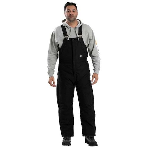 Iceberg Arctic Weight Waterproof Insulated Bib Overalls to Size 8XB and 8XT in Black