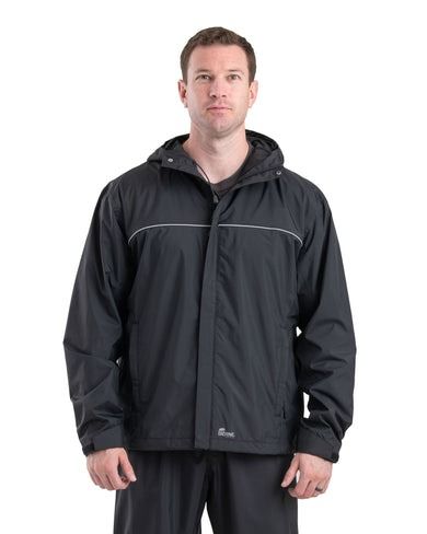 Breathable Waterproof Hooded Rain Jacket to 6X Big and Tall