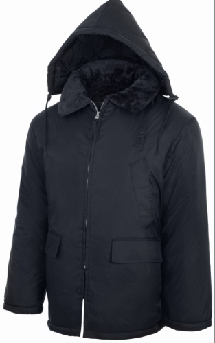 3-in-1 Oxford Nylon Parka to 8X in Black or Navy