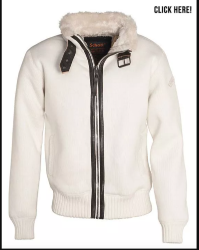 6X Big and Tall Zip Up Sweater Jacket Wool Blend in Cream Color