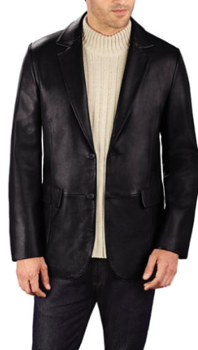 Leather Blazer