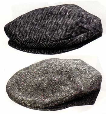 Wool Herringbone Cap